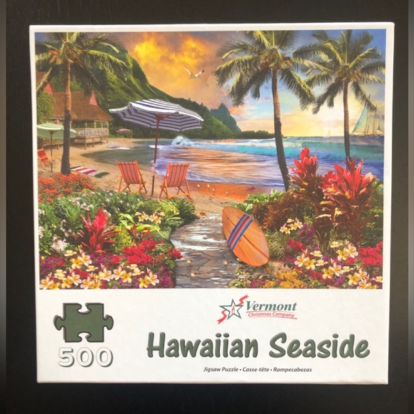 Puzzle 500 Piece, Hawaiian Seaside - Picture 1 of 5